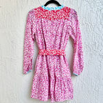Roller Rabbit Vinca Nydia Cotton Blend Floral Print Mini Dress Pink Womens XXS Photo 2
