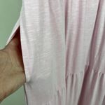 Old Navy Midi Dress Womens XL Tall Pink Tiered Slub-Knit Cami Swing Strappy Back Photo 5