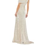 Mac Duggal NWT ilena for  gorgeous gold sequin gown Size 10 Photo 1
