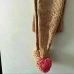 Kate Spade 𝅺 Pompom Pink Blend Muffler Scarf NWT Photo 1