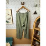 Daily Practice by Anthropologie Wide Leg Olive Sweatpants Photo 2