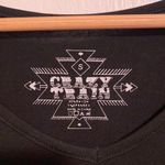 Crazy Train  Black Pocket Gathered Tee Photo 3