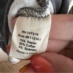 Envy’s Closet The Hallie Grey Floral Zip Up Hooded Sweater Gray Size XS Photo 7