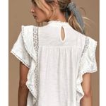 Free People LARGE Le Femme Tee in Ivory BNWTS Photo 2