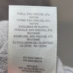 Aritzia  Wilfred Bellow Dress 12 Ruched Bodice Midi Bias Cut Gray Smocked Back Photo 11