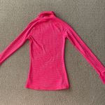 Under Armour Fitted Long Sleeve Turtleneck Top Shirt Hot Pink Size XS Like New Photo 7