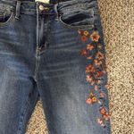 Driftwood  Jackie Floral Embroidered High-Rise Jeans 28 length 30 Photo 3