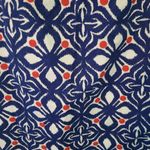 Vineyard Vines Red, White, and Blue Whale Tail Tile Embroidered Dress Photo 2