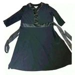 Jessica Howard Women black Dress V neck size 24 Black dress spandex Photo 0