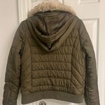 Aeropostale Khaki Jacket with Faux Fur Collar Photo 5