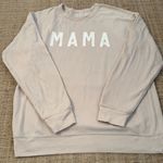 Aspen + Co Mama Stone and White Sweatshirt Cotton Large Photo 0