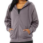 Alo Yoga On The Go Zip-up Hoodie In Purple Dusk Photo 3