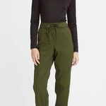 Levi's NWT LEVI’S BELTED JET SET JOGGERS Pant Trouser Cotton GREEN Photo 0