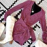 Show Me Your Mumu Kimora Mini Dress Shimmy Shine Pink Shimmer Size S Photo 0