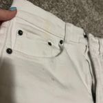 Abercrombie & Fitch White High-Rise Abercrombie Jean Shorts Photo 2