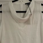 En THREAD White Cowl Neck Linen Blend Midi Dress Size Small NEW 99.00 Photo 2