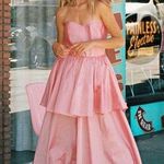 Nasty Gal Pink Tiered Maxi Dress Photo 0