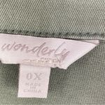 Wonderly Curvy Embroidered Back Twill Army Jacket Green 12W Photo 11