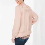 Chico's Chico’s Soft Pink Shirred Bomber Jacket Photo 1