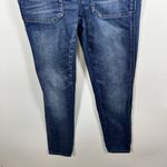 Madewell  Womens Skinny Denim Bib Overalls‎ Jansing Wash Side Zip Size XS Stretch Photo 3