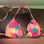 Aerie  Swim | bikini top bathing suit triangle top with tie strings and padding Photo 1
