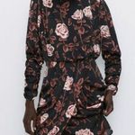 ZARA ✨  Rose Print Long Sleeve Dress✨ Photo 0