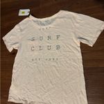 Roxy Light Pink Surf Club T-Shirt Photo 3
