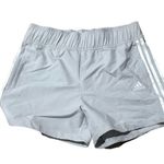 Adidas  Women's Own the Run Soccer Shorts Gray Size XL Elastic Waistband Photo 2