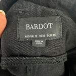 Bardot Paperbag Waist Denim Shorts Black Size US 30 Super High Waist 6.75" Photo 3