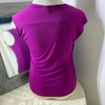 Sunny Leigh  Fuchsia Drape Neck Tank Top Photo 5