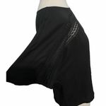 Levi's Levi’s Cutout Lace Keyhole Blouse Top Black Small Photo 7