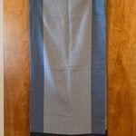 V. Fraas Vintage Blue Gray Scarf  Cashmink Made in Germany Fringe Edges Photo 0