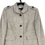 Banana Republic  Tweed Wool Blend Peacoat Gray Size Medium Photo 1