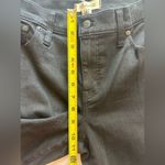 Madewell  Petite Mid Rise Kick Out Crop Jeans Black Size 32P Photo 6