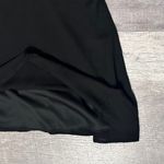 Trixxi NEW Little Black Dress A-Line Mini Small V Neck Ruffle Detail Babydoll Photo 3