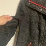 We The Free Black Houndstooth Leopard Print Moto Jacket With Red Zippers Size 4 Photo 8