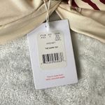 ANDIE Swim Bikini Stripe Truffle Capri Bikini Top Size Medium M Red Brown Cream Photo 3