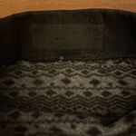 Size Medium / Large Winter Fleece Warm Leggings Cropped Length Black White Snow Gray Photo 6