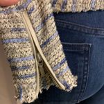 Nic+Zoe tweed jacket zip blazer petite Size S D29 Photo 8