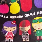 Harajuku Lovers VTG Gwen Stefani Y2K All Over Stylized Characters Nylon Tote Bag Photo 10