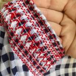 Lane Bryant Top Size 14/ 16 Checkered Red Stars Smocking July 4 Labor Da… Photo 2