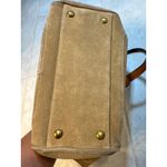 Coach Legacy Suede Satchel #7474 Tan Leather Trim Brass Hardware Vintage Photo 7