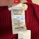 Maeve Anthropologie  2 piece set small halter shrug raspberry red $130 nwt Photo 6