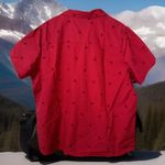 VTG Red Button Down Disney Pooh Tigger Shirt Embroidered Celebrate Stars 22W/24W Photo 2