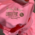 Lilly Pulitzer  Luxletic Activewear Long Sleeve Shirt‎ Coral Pink Size Small Photo 3
