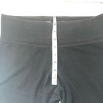 PINK - Victoria's Secret Victoria’s Secret PINK Yoga Black Leggings Tropical Icon Lace Ankle Photo 9