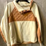 Entro  asymmetric waffle / fleece pullover/ size small Photo 0