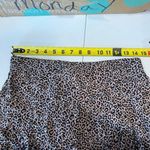 American Eagle Leopard Animal Print Flowy Pull On Shorts Womens Medium Photo 5