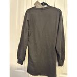 Pretty Little Thing Black Corset Detail Jumper Dress By  Size 10 Long Sleeve Crew N Photo 3