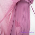 City Chic New! City Chic Enthrall Me Maxi Dress Dusty Rose Pink Wrap Sheer, plus size 16 Photo 9